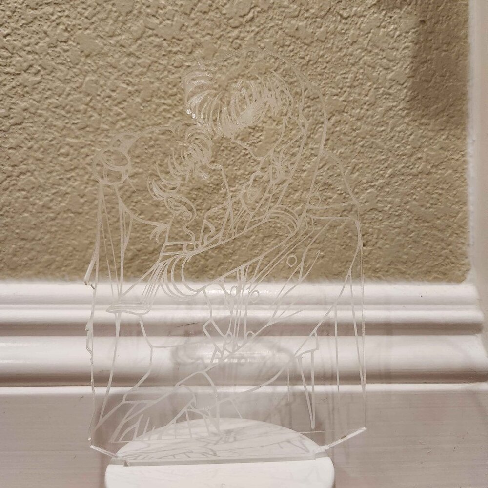 sailor moon and tuxedo mask acrylic stand